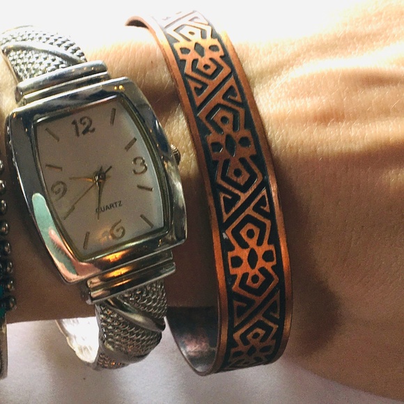 SOLD-Copper Celtic design bracelet - Picture 2 of 2